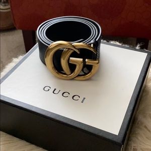 Gucci black belt